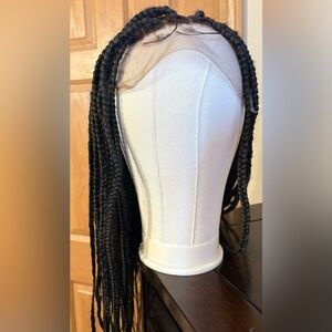 Brand new full lace with baby hair box braid wig